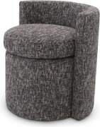 Fotoliu design LUX Arcadia, cambon negru 115326 HZ