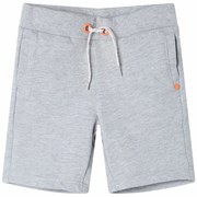 Pantaloni scurți pentru copii cu șnur, gri, 140