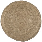 IB Laursen Tapet din iuta ROUND NATURAL 120 cm