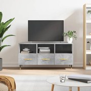vidaXL Dulap TV, gri beton, 102x36x50 cm, lemn prelucrat