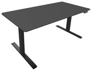 Birou cu inaltime reglabila electrica BLACK DESK 140cm