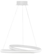 Lustra suspendata LED design modern Malvi, alb NVL-9357041