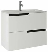 Mobilier pentru lavoar incastrat Fluminia Bari 60 cm alb mat