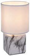 Lampa de masa decorativa marmura/alb Nalisa