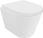 Mexen Rico Vas WC Rimless cu capac cu cădere lentă dur, duroplast, alb lucios - 30720200