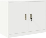 vidaXL Dulap de depozitare Alb 90 x 40 x 70 cm Oțel