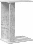 vidaXL Masă laterală Gri din beton 35 x 25 x 50 cm Lemn compozit
