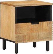 vidaXL Noptiera maro 40x33x46 cm lemn masiv de mango