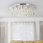 Plafoniera moderna 10 becuri G9 cristal BOLLA AZ1288 Azzardo