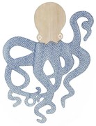 Decoratiune de perete 3D din metal si MDF, 41 x 57 x 1,5 cm, Octopus Mauro Ferreti