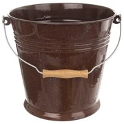 Găleată smălțuită Tescoma Brown, 10 l