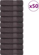 vidaXL Prosoape de mâini, FROGN, 50 buc., antracit, 50x100 cm, 360 g/m²