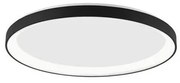 Plafoniera LED moderna design slim 38cm PERTINO negru NVL-9853672