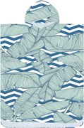 Poncho prosop de plaja NAVARI albastru 80x145 cm