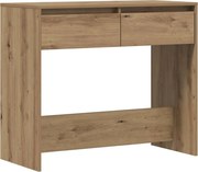 vidaXL Măsuță consolă, stejar artizanal, 89x41x76,5 cm, lemn prelucrat