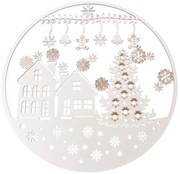 Decorațiune de Crăciun din lemn pentru perete Turte dulci, 37 cm