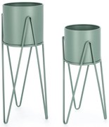 Suport pentru flori, Madelyn rotund, Salvie, Set2