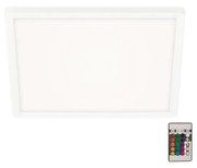 Plafonieră LED RGBW dimabilă SLIM LED/22W/230V Briloner 7091-416 + telecomandă