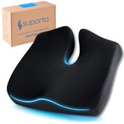 Perna Ortopedica Suport Coccis Confort pentru scaun de birou sau masina cu spuma cu memorie