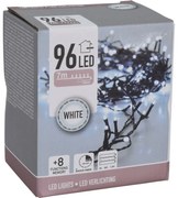 Instalaţie de pom, alb, 96 LED, 7 m
