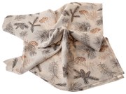 Fată de masă de Crăciun impermeabilă Ace de Pin, 140 x 140 cm