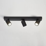 Corp aplicat cu 3 spoturi directionabile Moon 3 Bar, negru