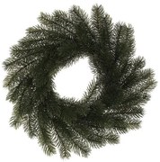 Ghirlandă artificială din molid, diametru 30 cm,verde închis