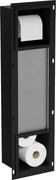 Mexen X-Wall-BP suport pentru hârtie igienică cu magazie, negru - 1974
