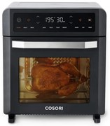 Friteuza cuptor cu aer cald Cosori CAF-R121-KEU, 1800W, 12 L, 11 programe, 30-220°C, Sisteme de siguranta, Accesorii, Negru