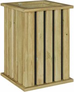 vidaXL Cutii de plantare Maro 33 x 33 x 45 cm Lemn de pin tratat