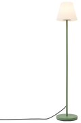 Lampă de podea de exterior verde cu abajur alb IP65 - Virginia
