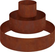 vidaXL Vază pentru Grădină Maro 90 x 90 x 20 cm