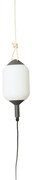 Lampa/Pendul portabil iluminat exterior decorativ SAIGON hole cap R17 gri/alb