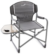 Scaun pliant de camping cu masă și suport - 2 bucăți