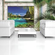 Fototapet - Plajă, mare, nisip (152,5x104 cm)
