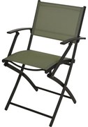 Scaun pliabil Riga verde, 46 x 52 x în.85 cm