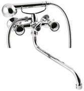 Baterie de cadă cu gură de scurgere 30 cm MODENA crom