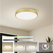 Brilagi - Plafonieră LED POOL, 60 W, 230 V, 3000/4500/6000 K, Ø 60 cm, auriu