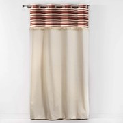 Draperie cărămizie-în culoare naturală din bumbac 140x240 cm Atlas – douceur d'intérieur