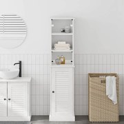 vidaXL Set de mobilier pentru baie cu raft VIGO 2 pcs Maro și alb