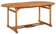 vidaXL Masă de grădină, 180x90x75 cm, lemn masiv de acacia