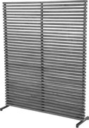 Paravan pentru balcon gri/în culoare naturală din lemn/metal 153x185 cm - Hartman
