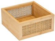 Suport cosmetice ALLEGRE BAMBOO, 15 x 7 x 15 cm, WENKO