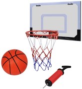 Set coș de baschet indoor cu minge și pompă