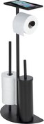 Suport perie de toaleta cu suport pentru hartie si polita 4in1 COSENZA