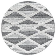 Covor gri rotund ø 160 cm Pisa – Ayyildiz Carpets