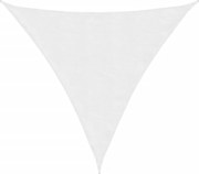 vidaXL Parasolar, alb, 3,6x3,6x3,6 m, țesătură oxford, triunghiular