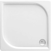 Cadita dus slim patrata 90x90 cm alba Deante, Cubic 900x900 mm