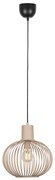 Lampă suspendată modernă cu fir negru cu bej 33cm - Gila