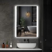 Oglindă de baie IREDA LED cu iluminare, 80 x 60 cm